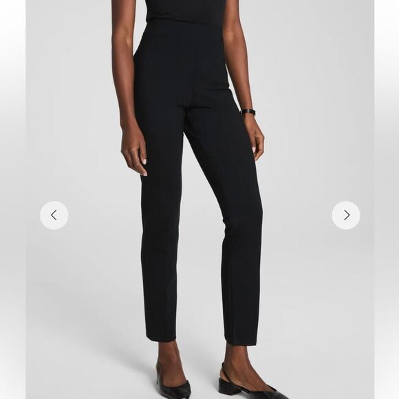 Spanx Ponte Slim Straight black pants pant medium m - Picture 2 of 10